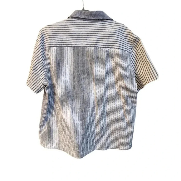 Vintage Women's Bill Blass Jeans Button-Up Short Sleeve Shirt XL - Picture 5 of 5